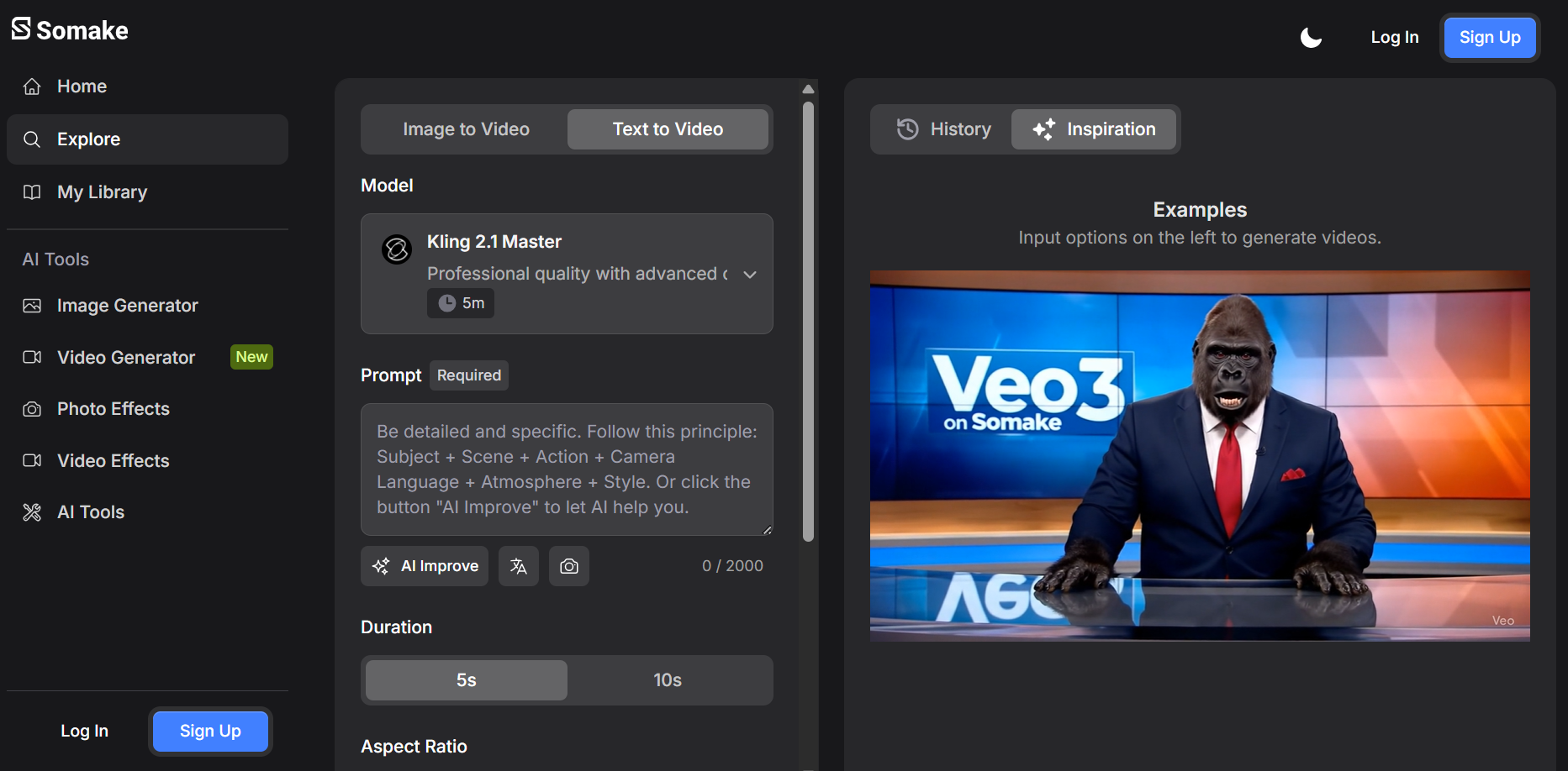 screenshot of Somake