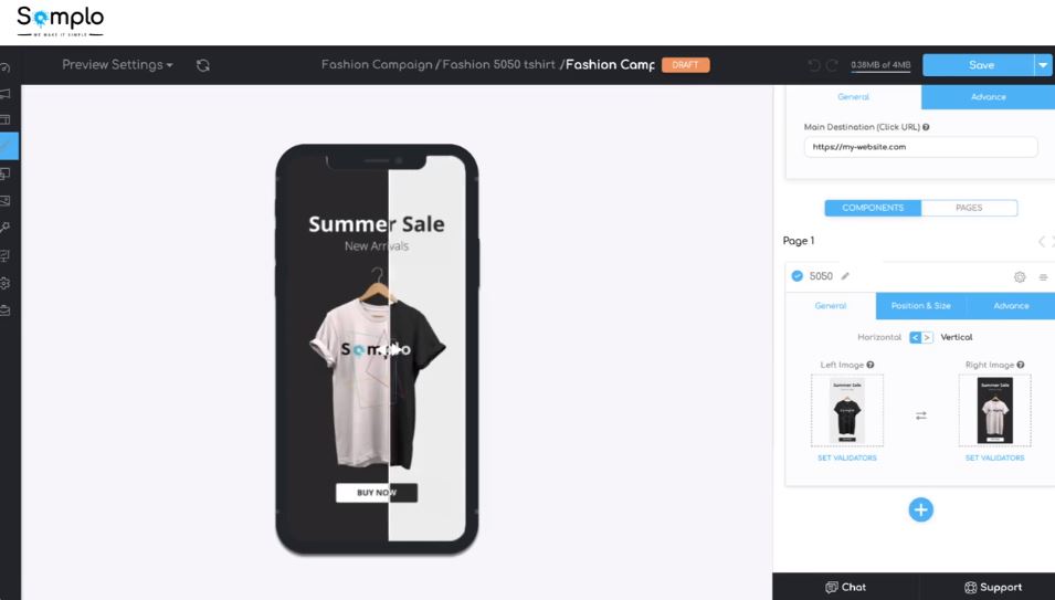 screenshot of Somplo