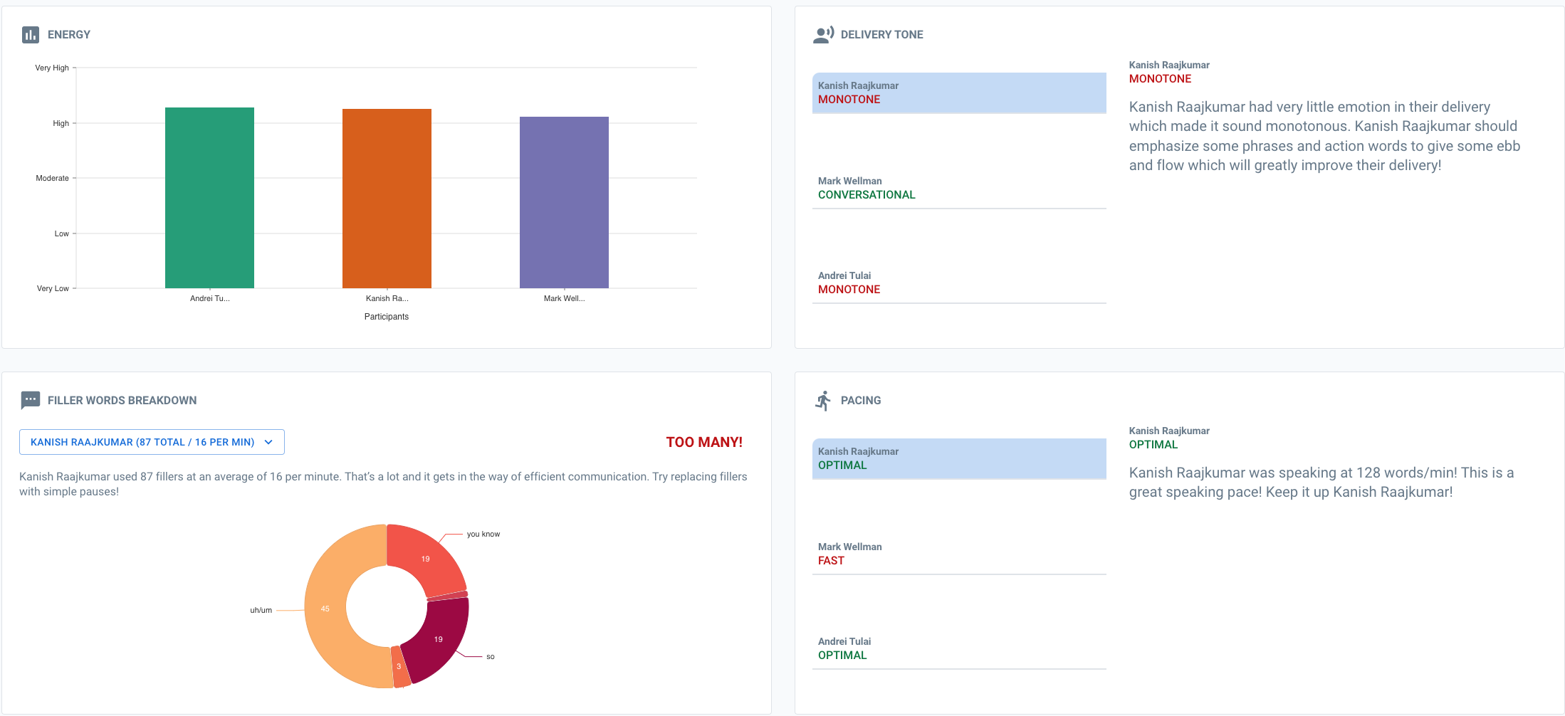 screenshot of Sonero