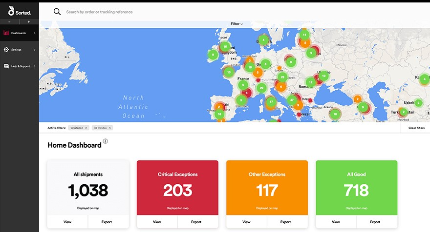 screenshot of Sorted