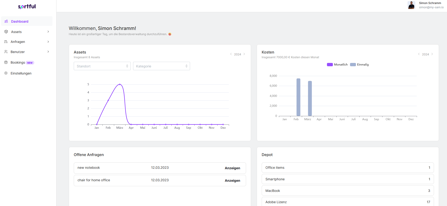 screenshot of Sortful