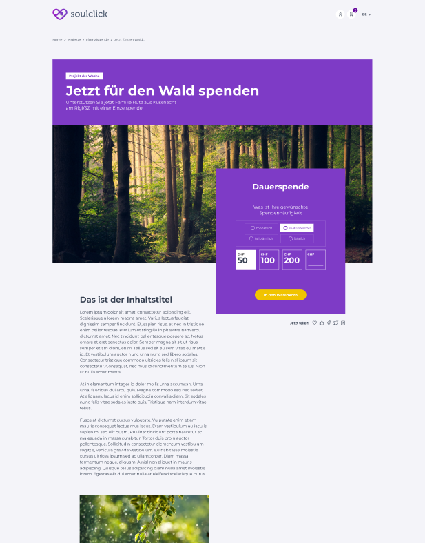 screenshot of Soulclick