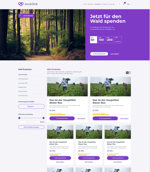 screenshot of Soulclick