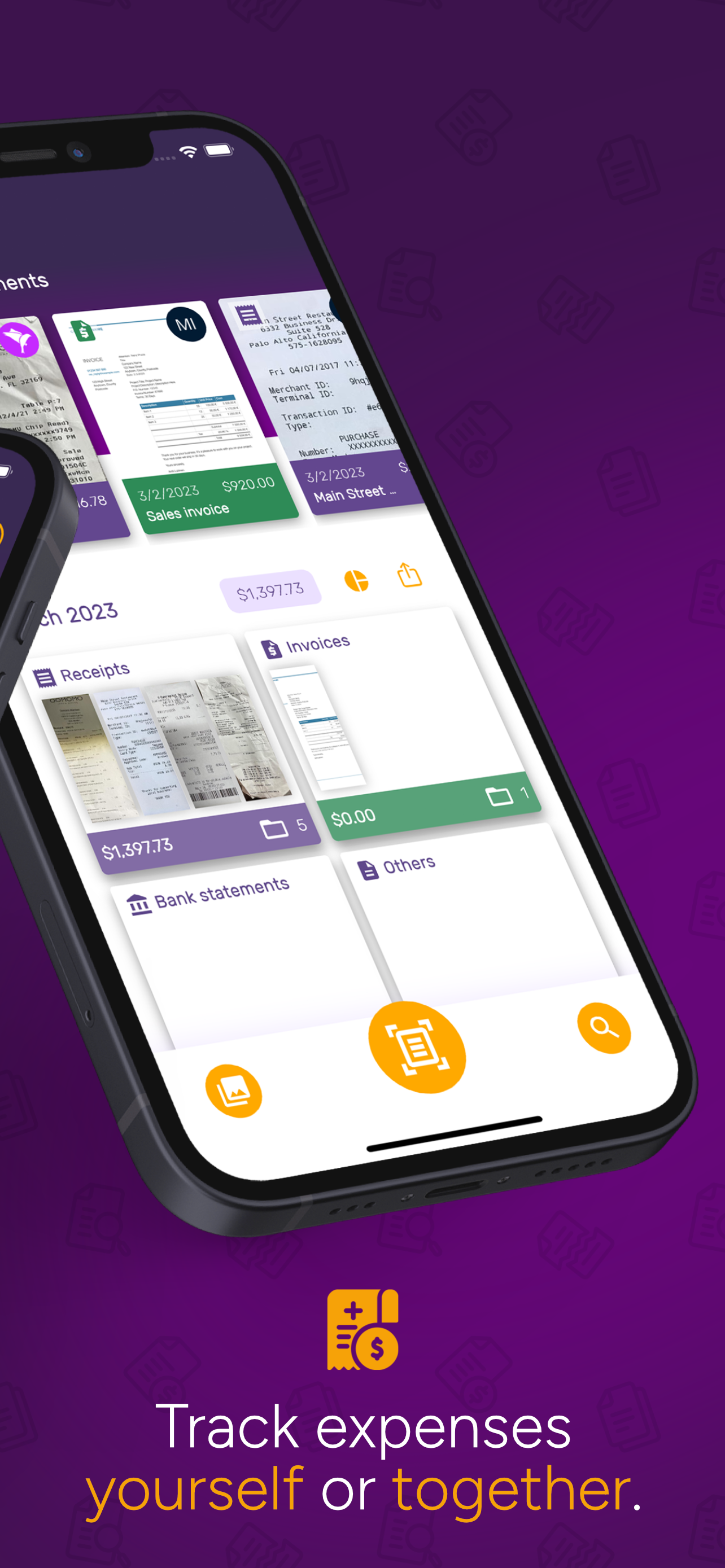 screenshot of SparkReceipt