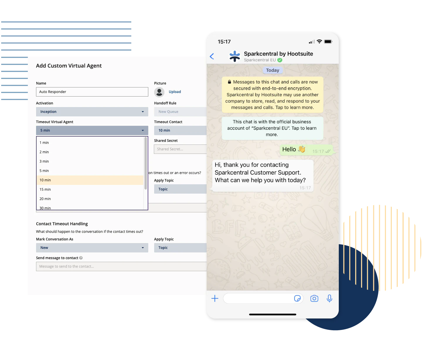 screenshot of Sparkcentral