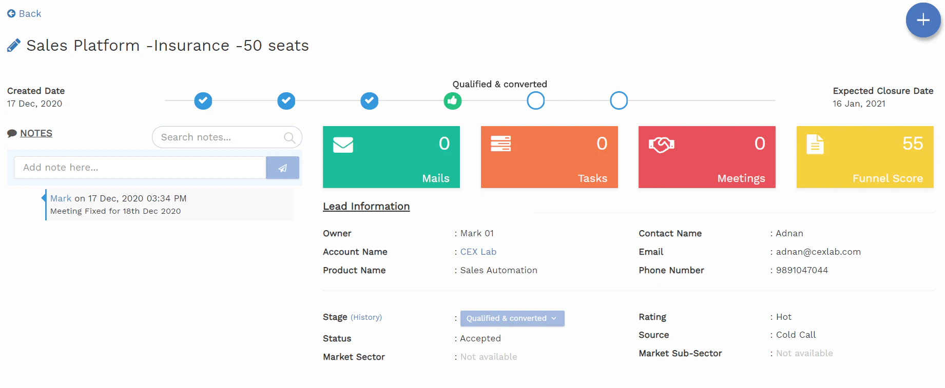screenshot of Sparrow