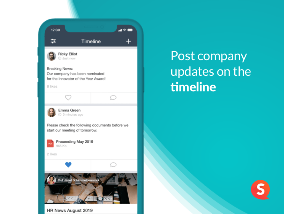 screenshot of Speakap