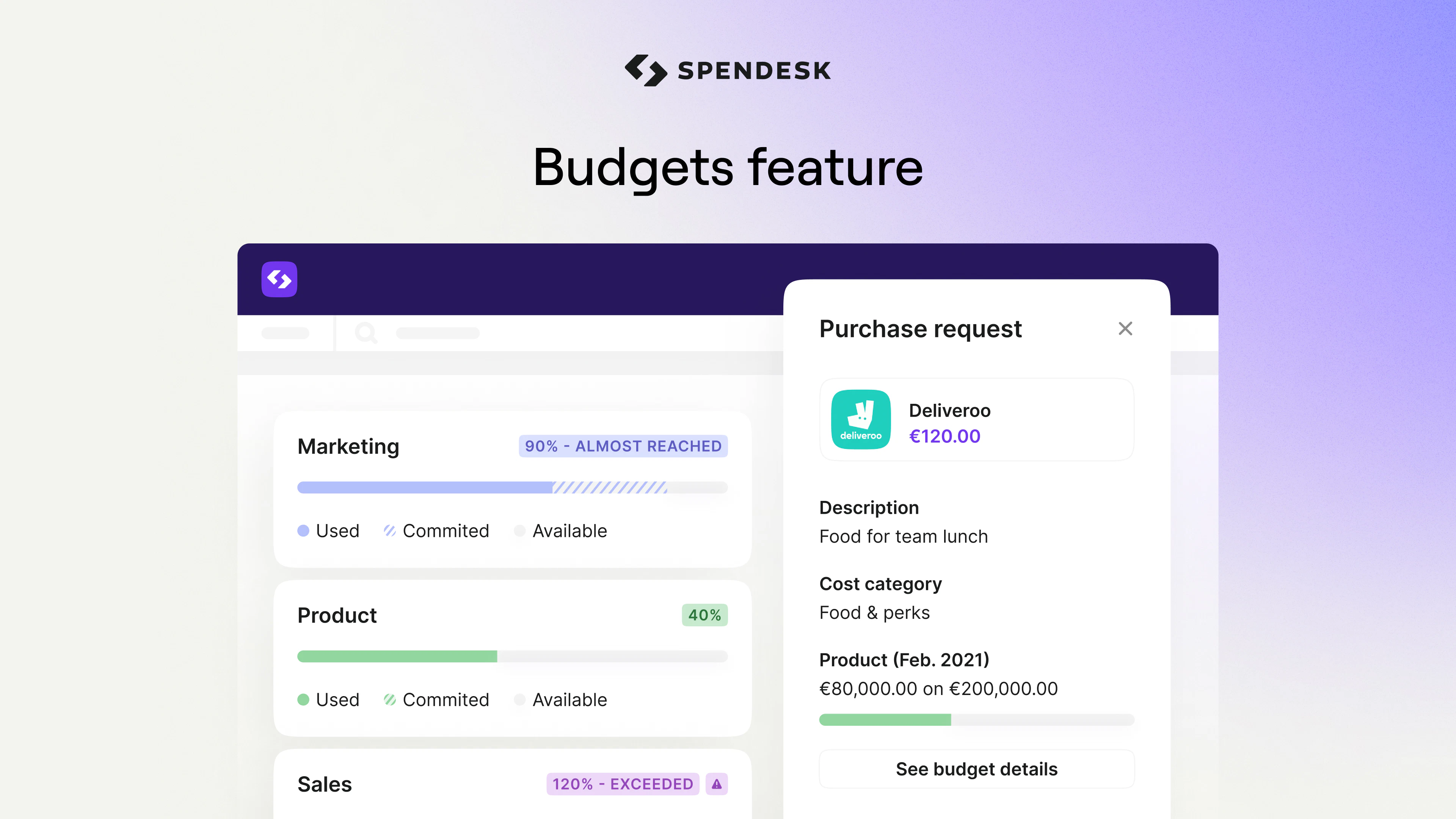 screenshot of Spendesk
