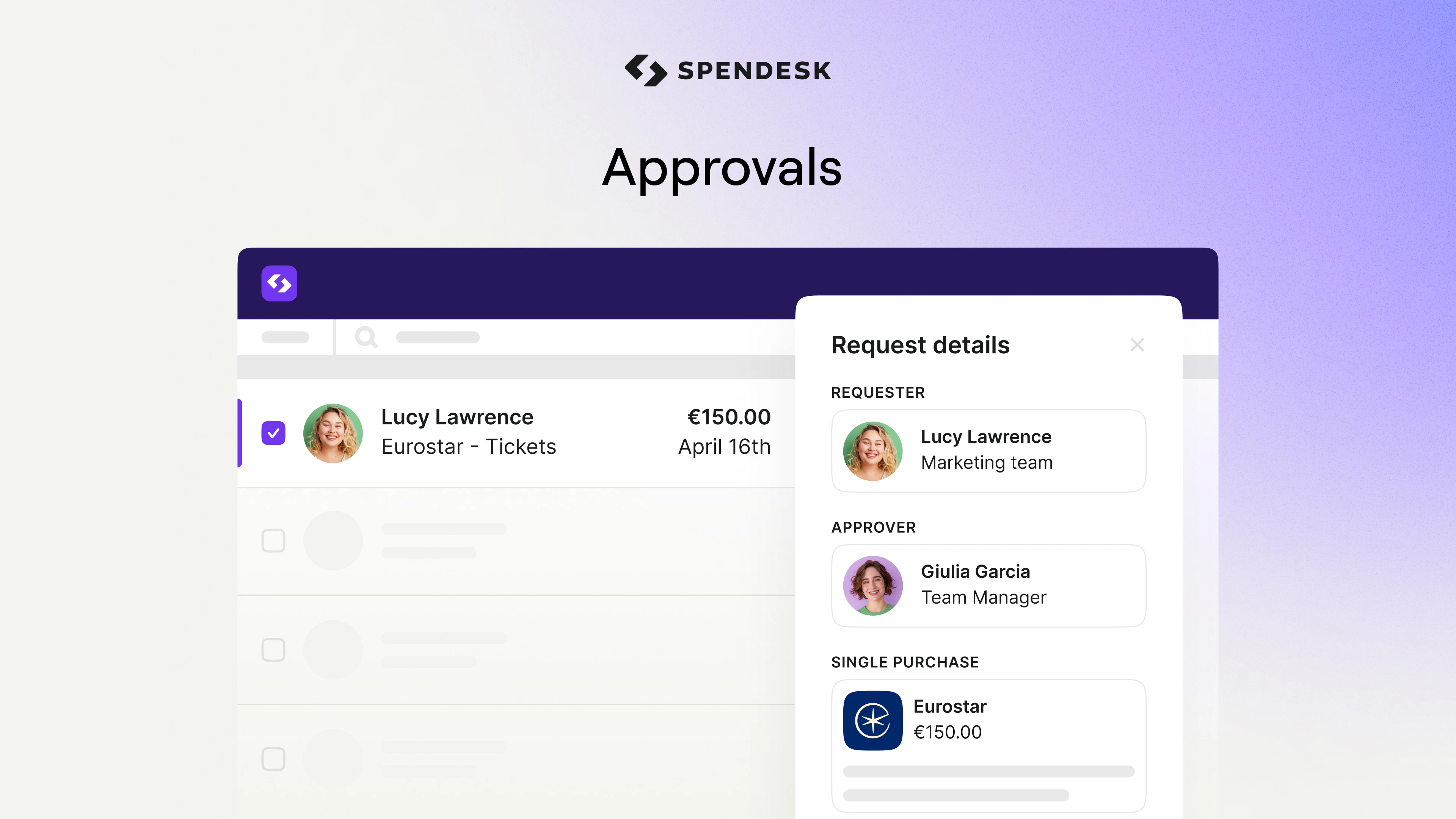screenshot of Spendesk