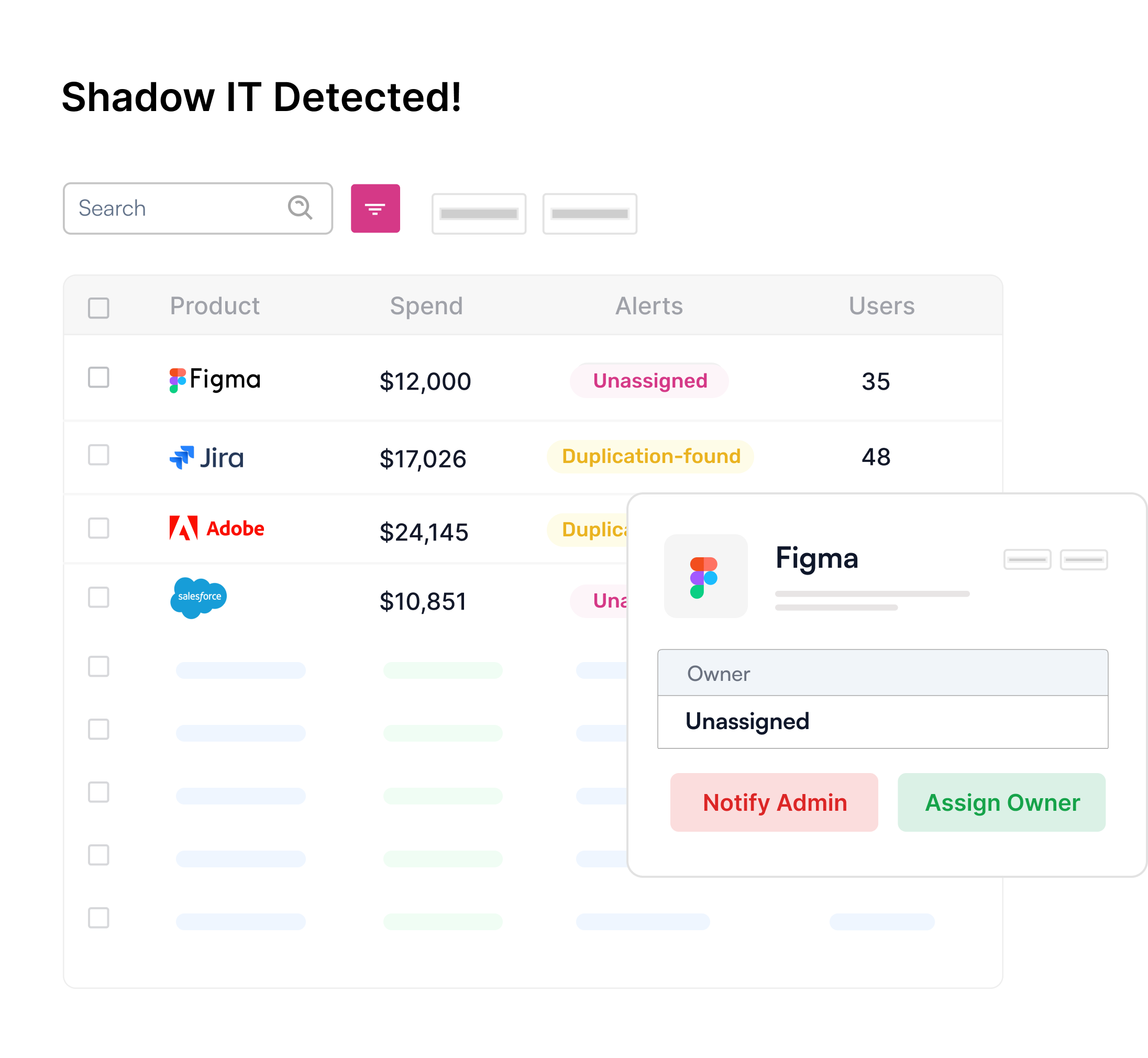 screenshot of Spendflo