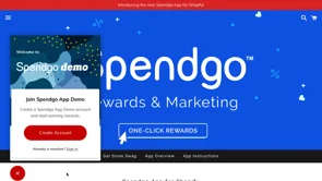 screenshot of Spendgo
