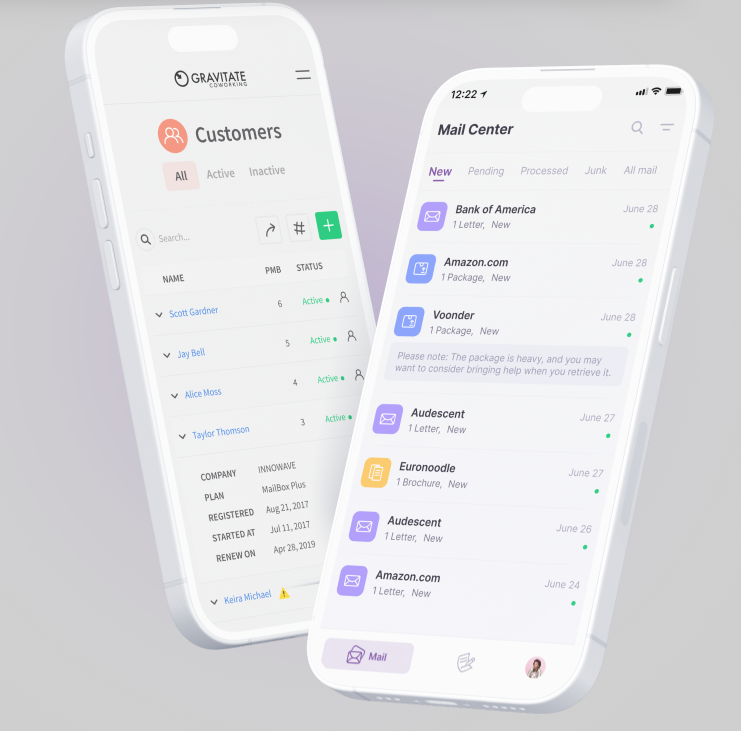 screenshot of SphereMail