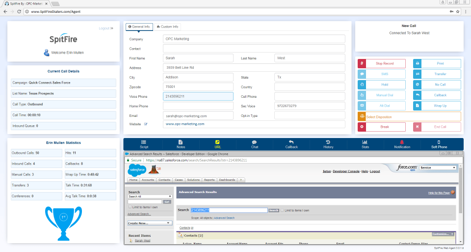 screenshot of SpitFire