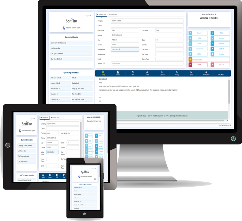 screenshot of SpitFire