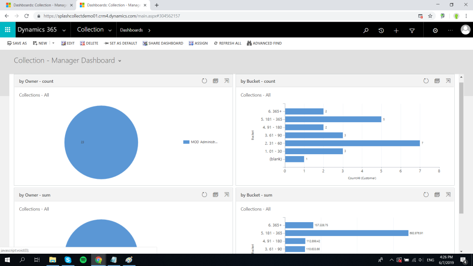screenshot of SplashCollect