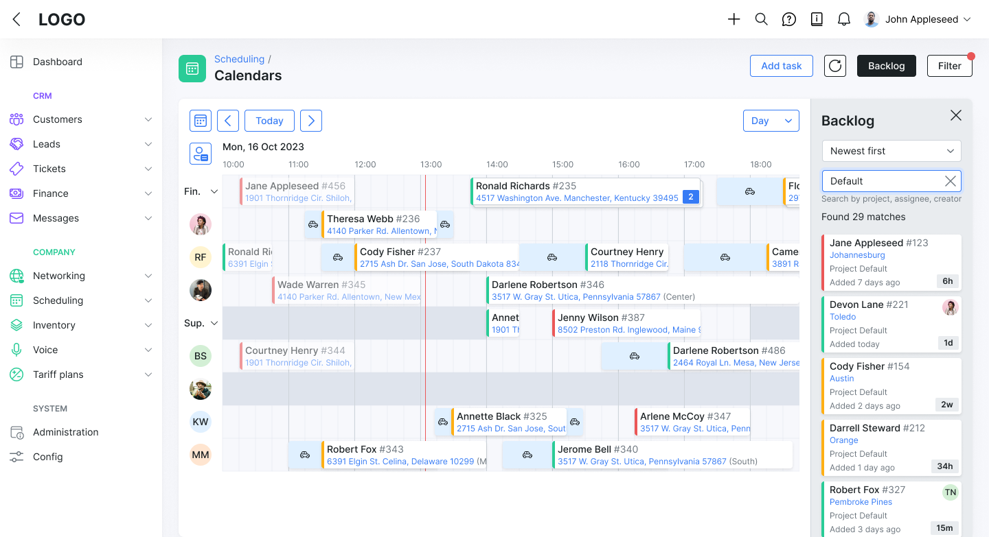 screenshot of Splynx