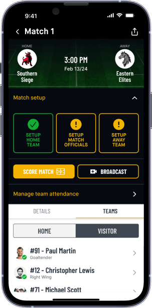 screenshot of SportNinja