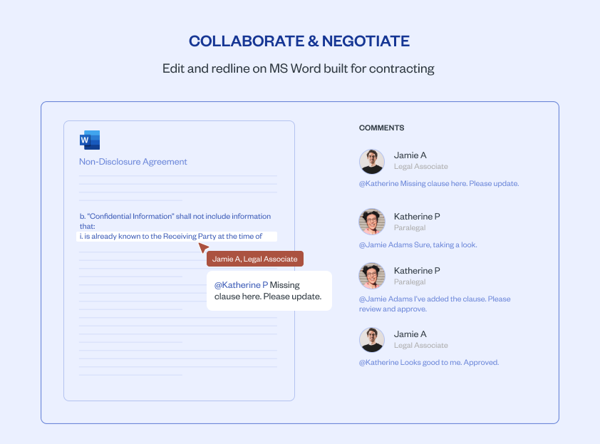screenshot of SpotDraft