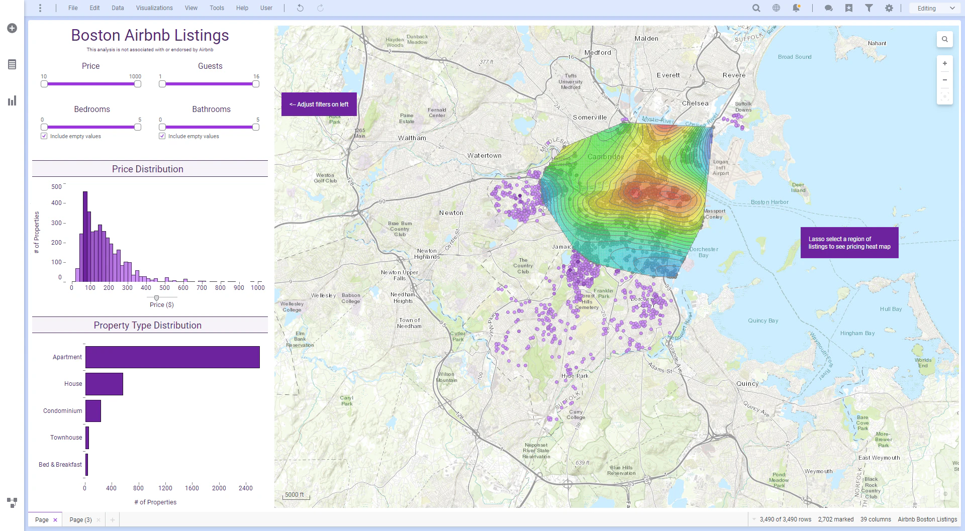 screenshot of Spotfire