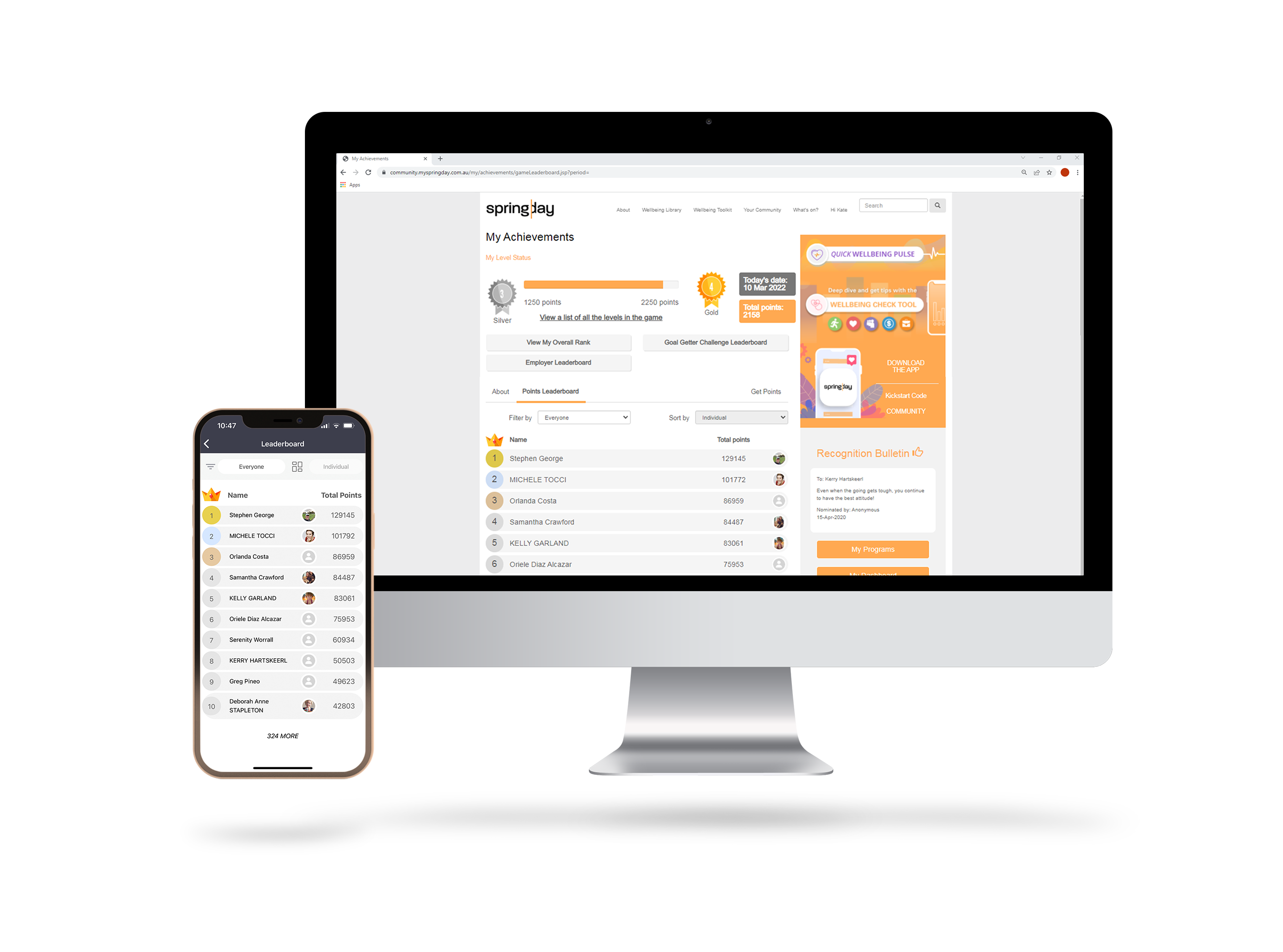 screenshot of Springday