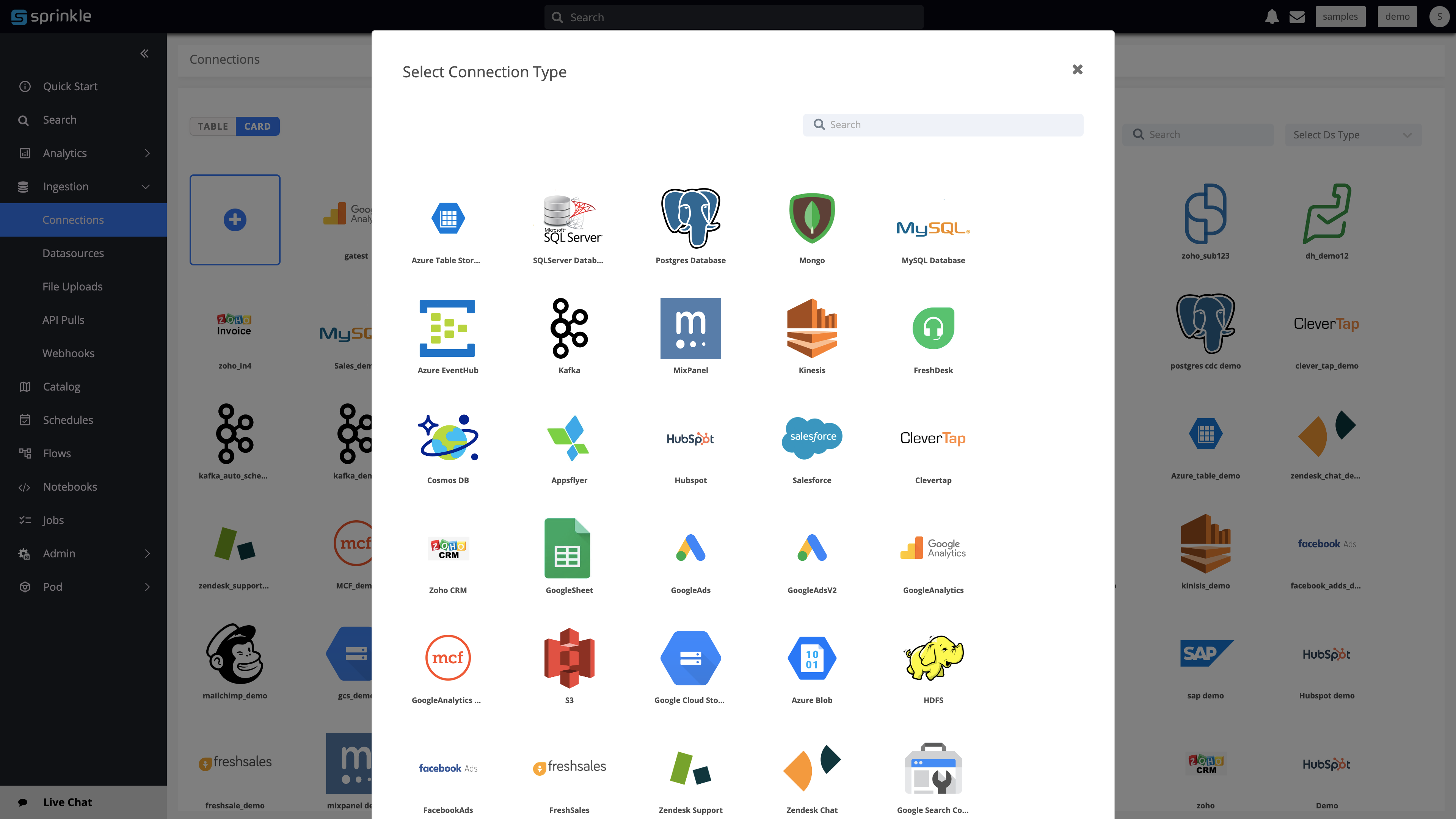 screenshot of Sprinkle
