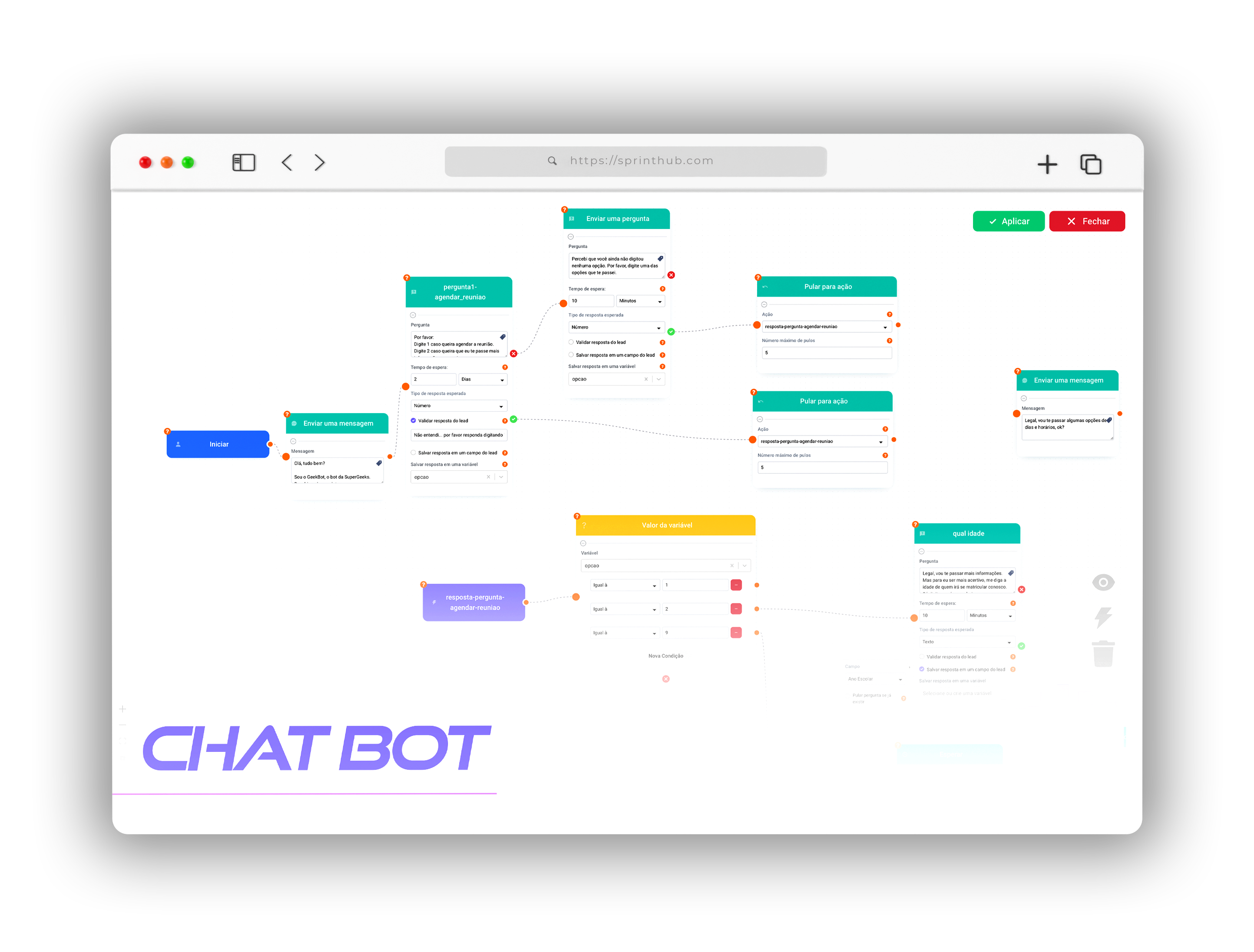 screenshot of SprintHub