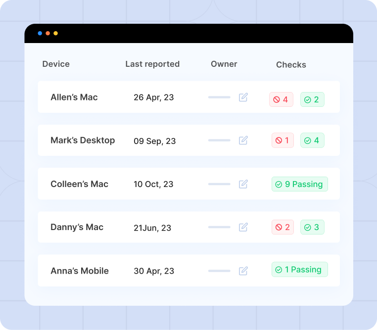 screenshot of Sprinto