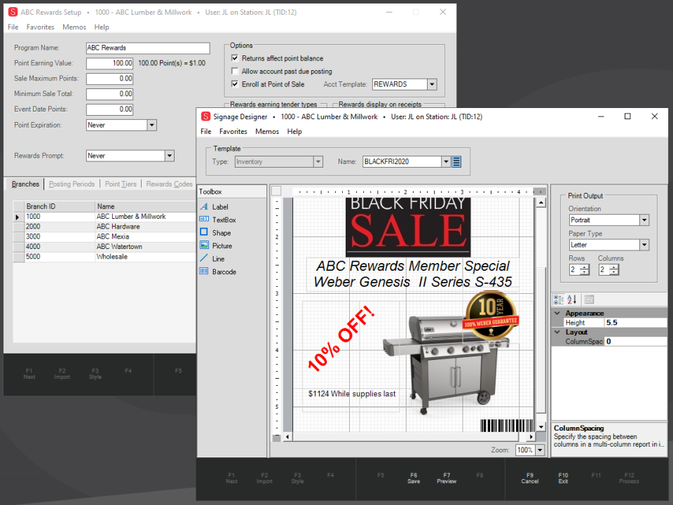 screenshot of Spruce