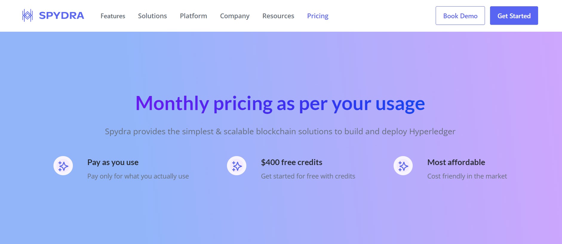 screenshot of Spydra