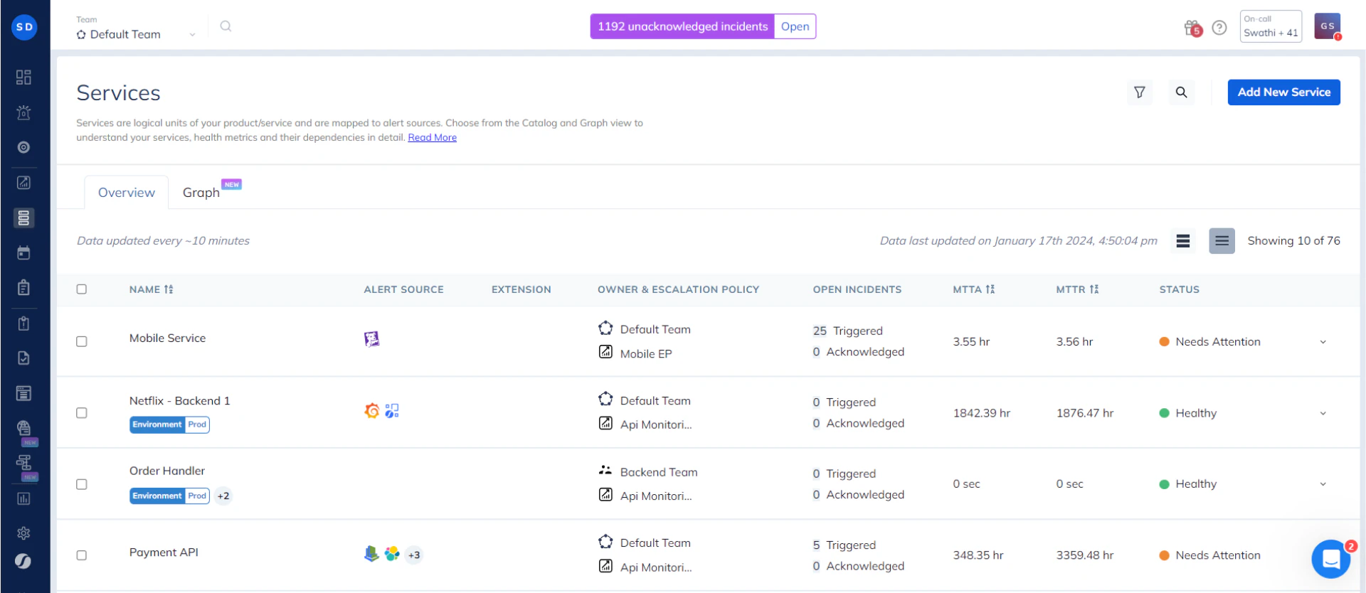 screenshot of Squadcast