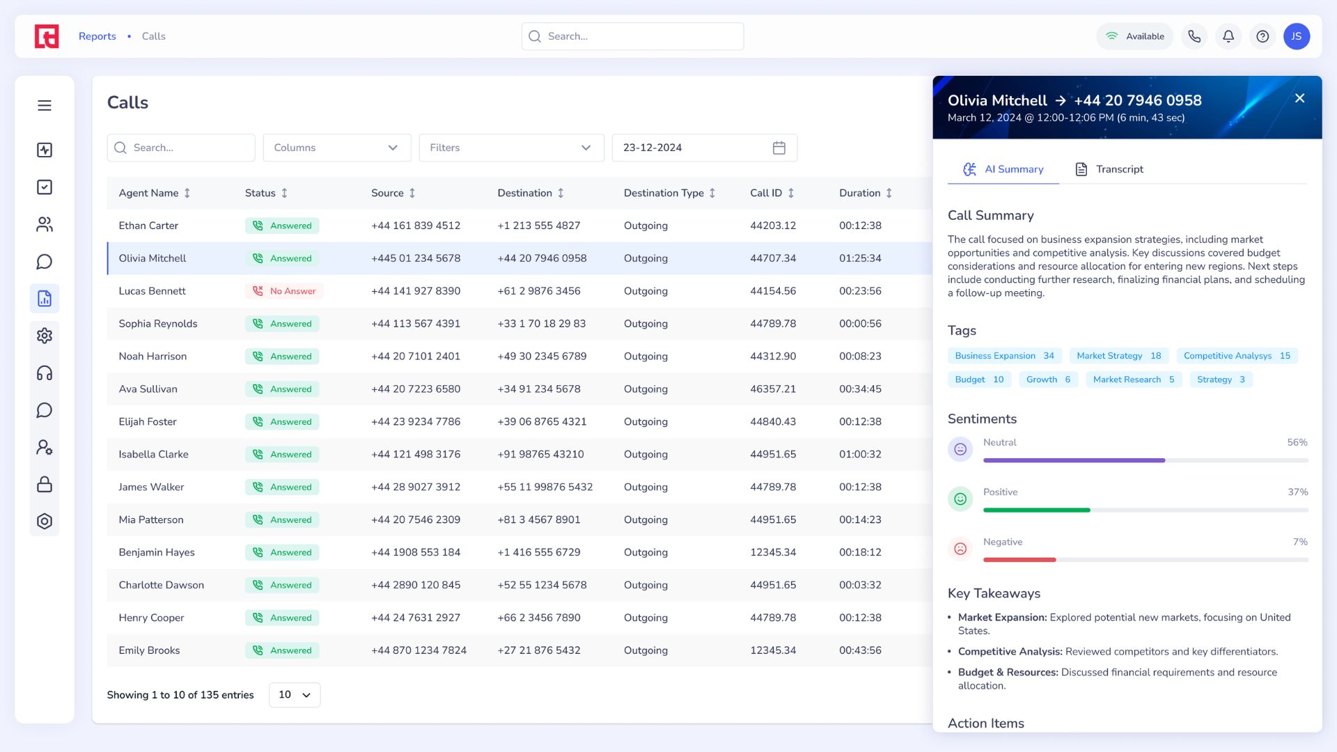 screenshot of Squaretalk