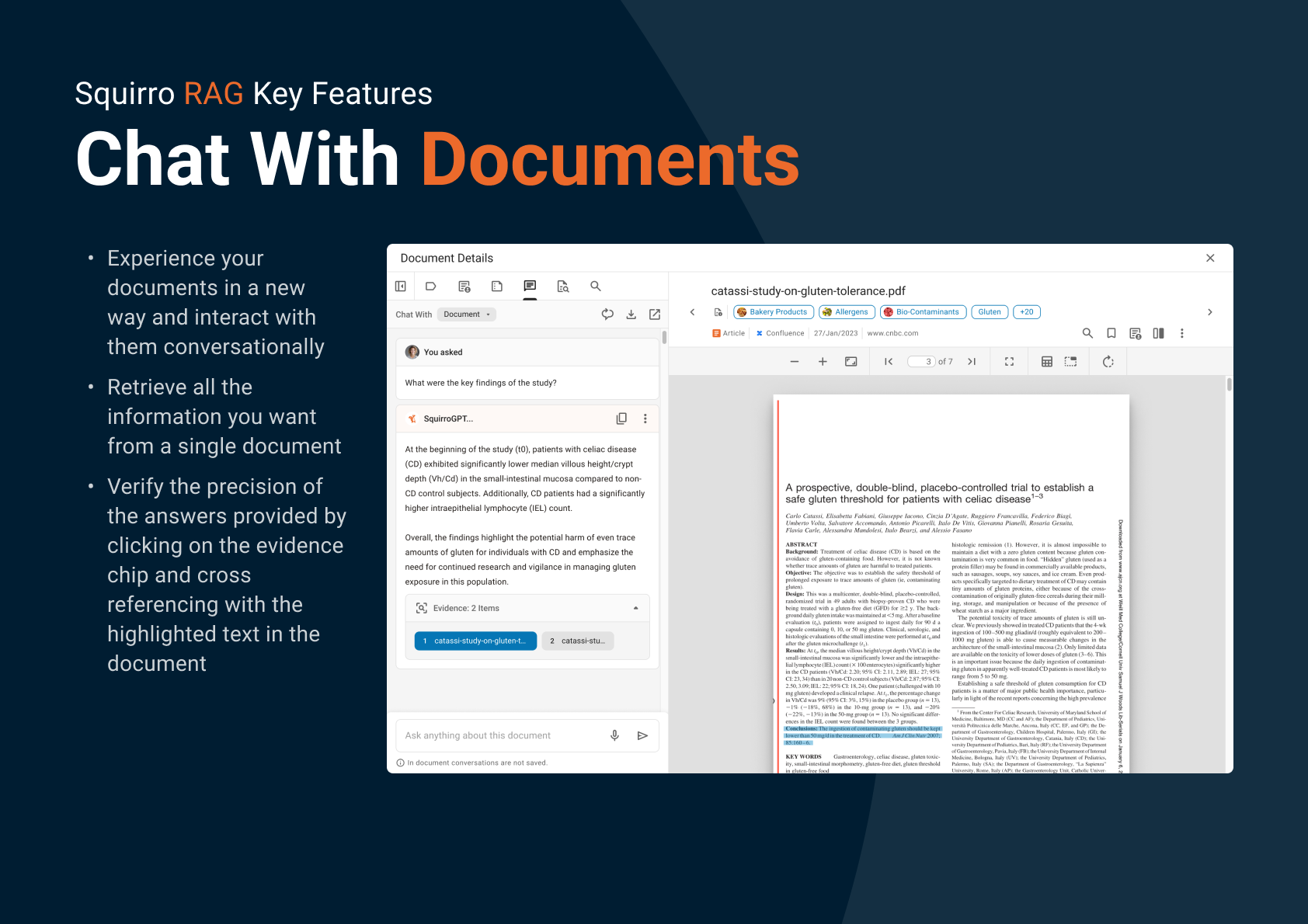 screenshot of Squirro