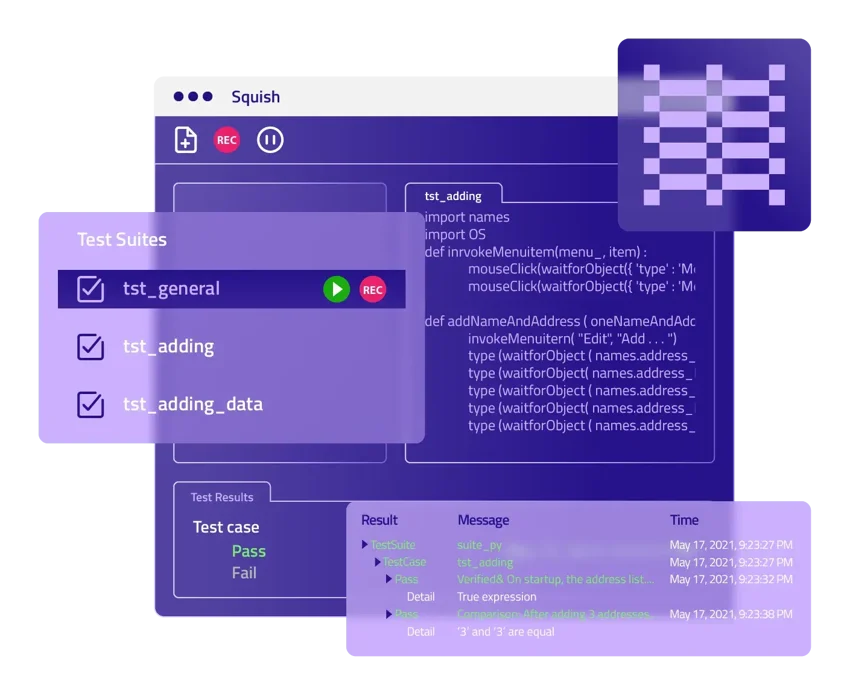 screenshot of Squish