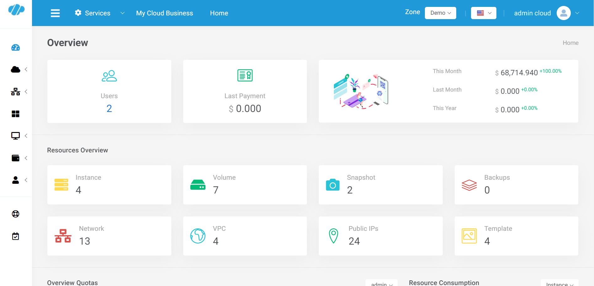 screenshot of Stackbill