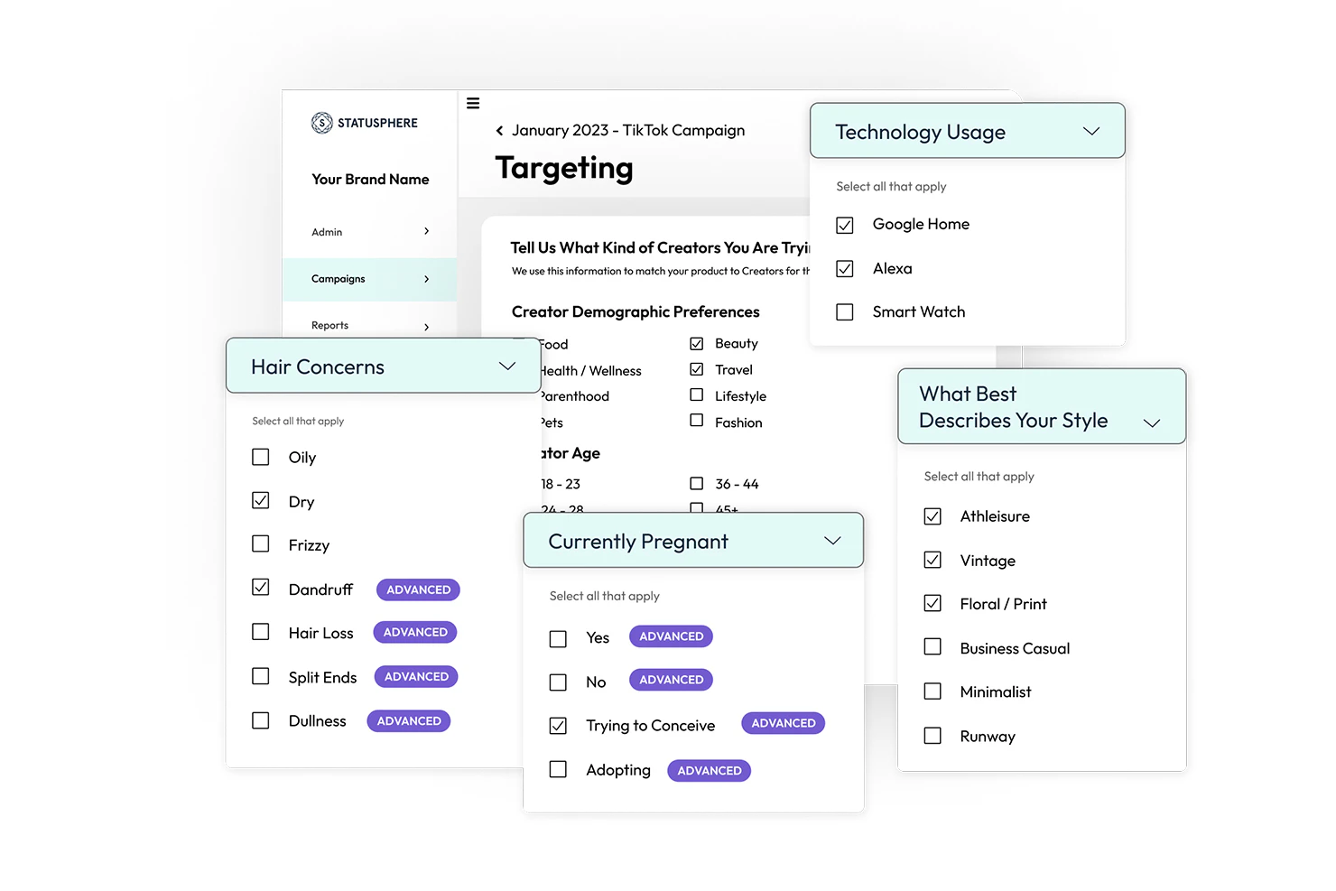 screenshot of Statusphere