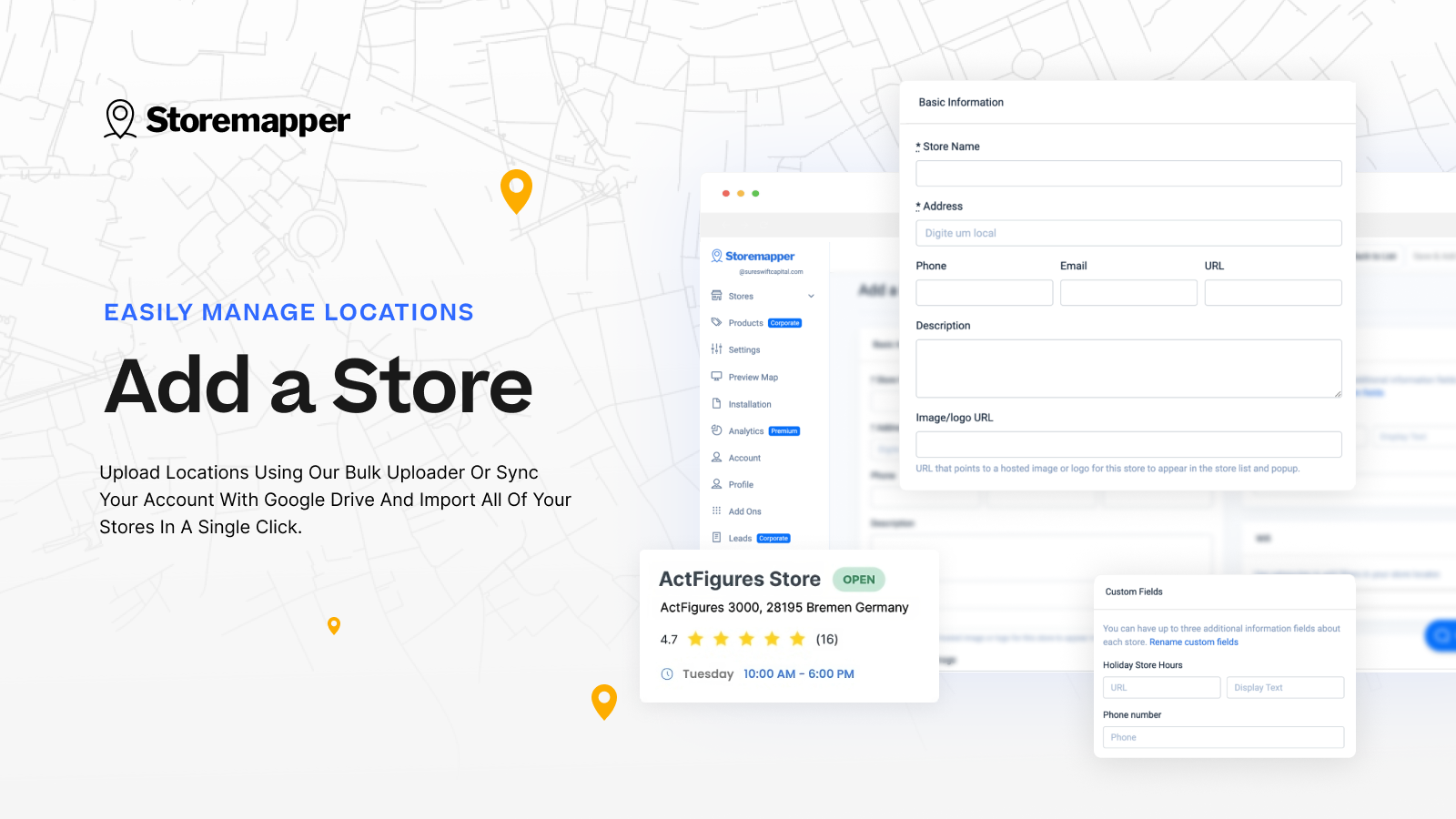 screenshot of Storemapper