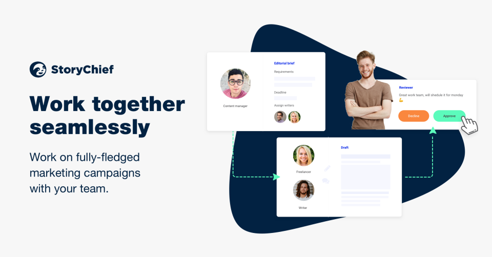 screenshot of StoryChief