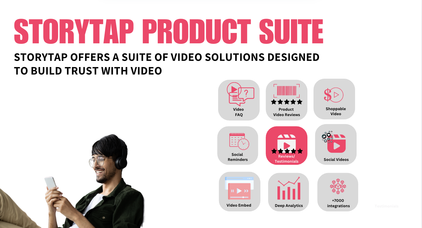 screenshot of StoryTap