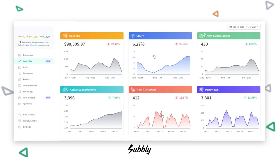 screenshot of Subbly