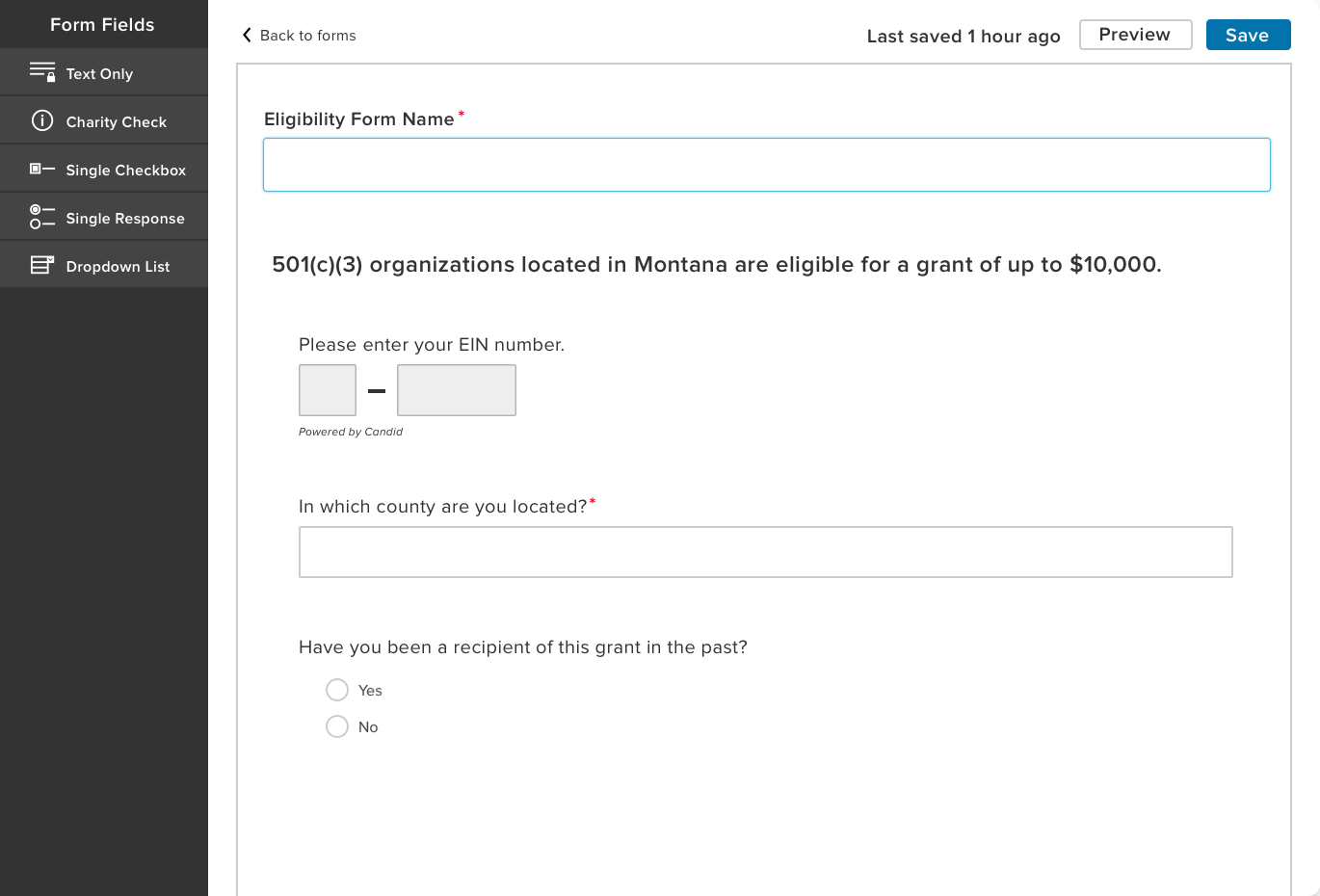 screenshot of Submittable