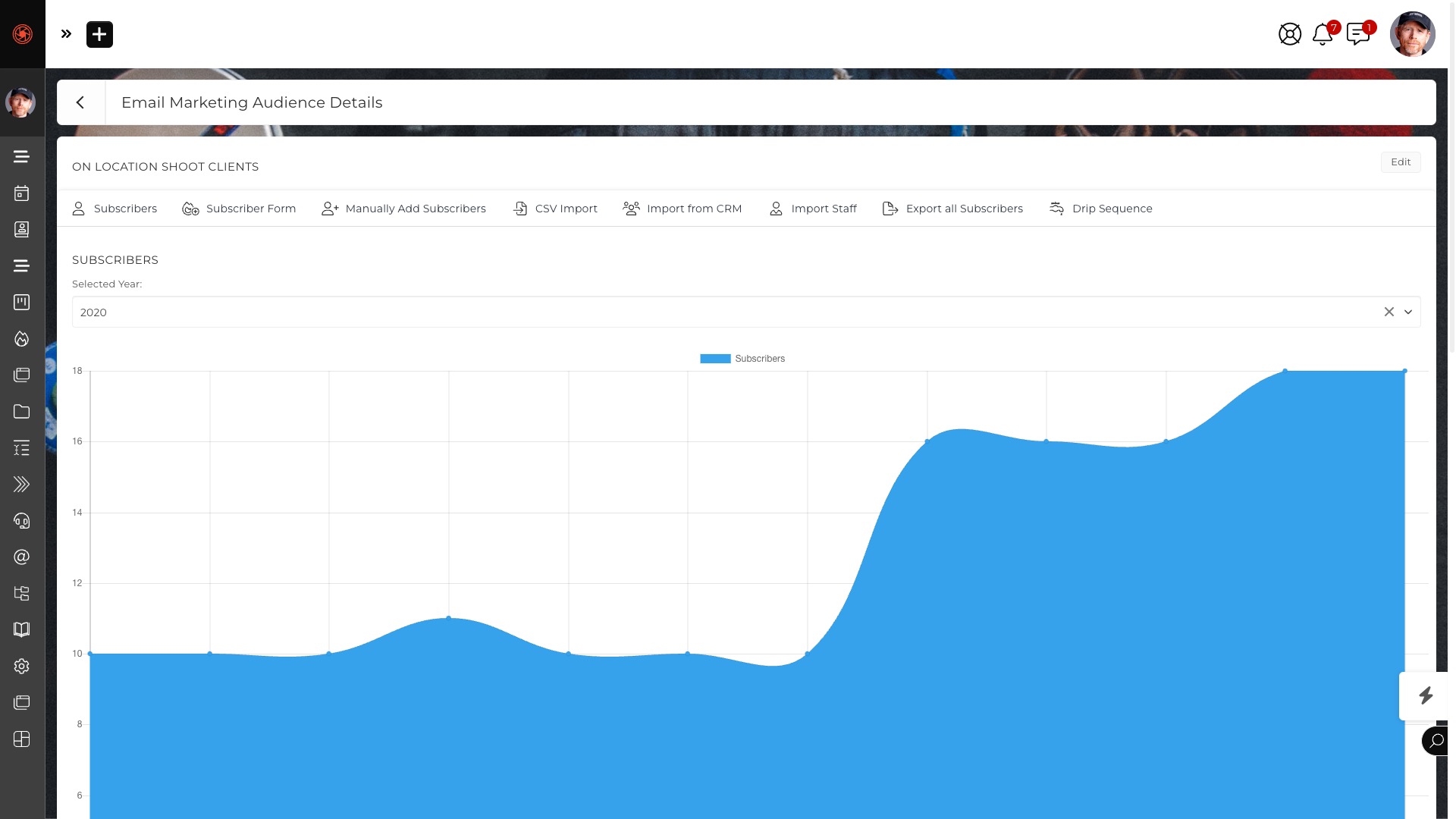 screenshot of SuiteDash