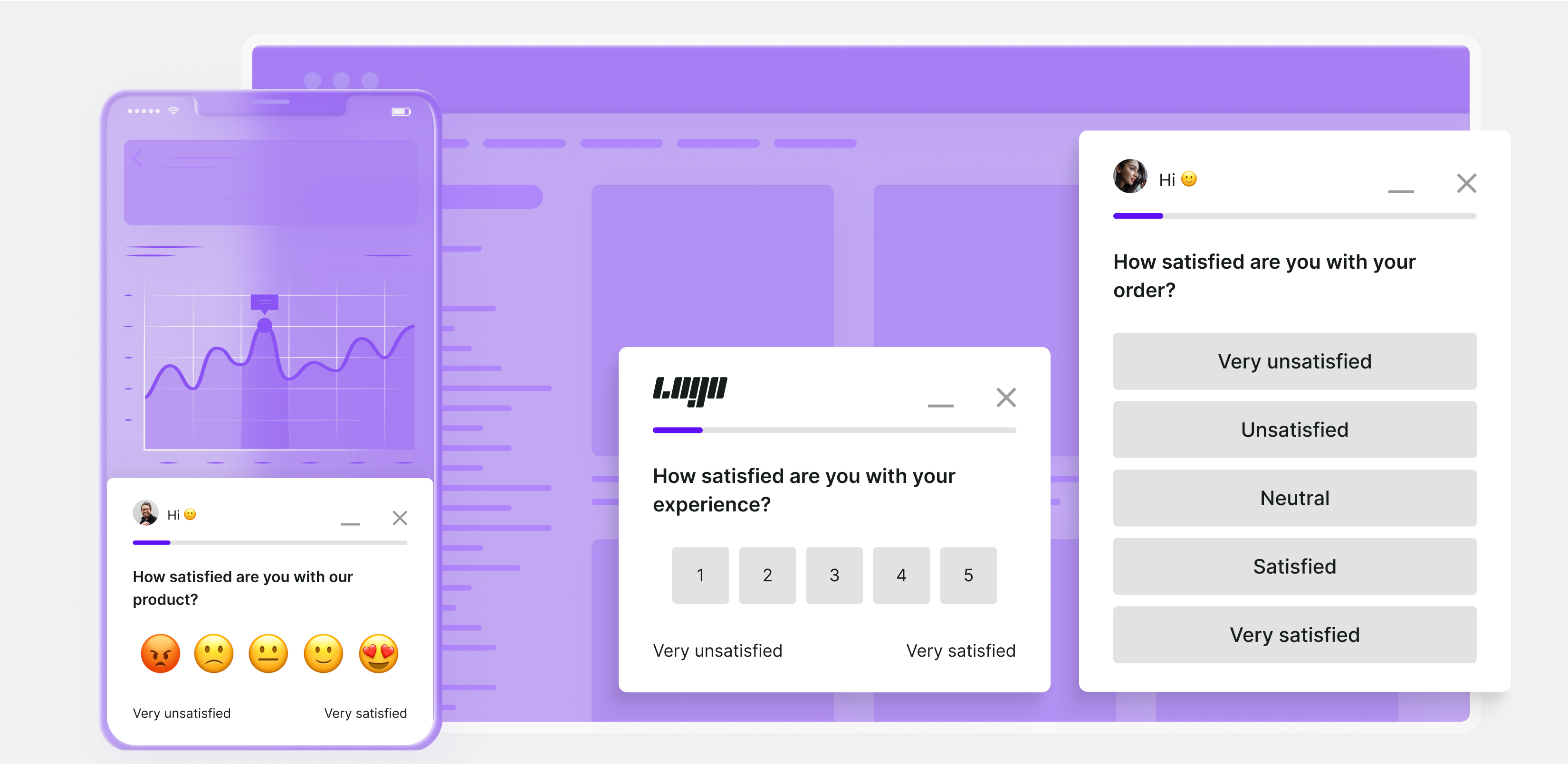 screenshot of Survicate