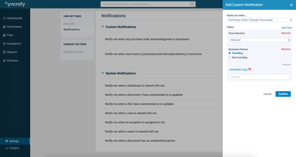screenshot of Syncrofy