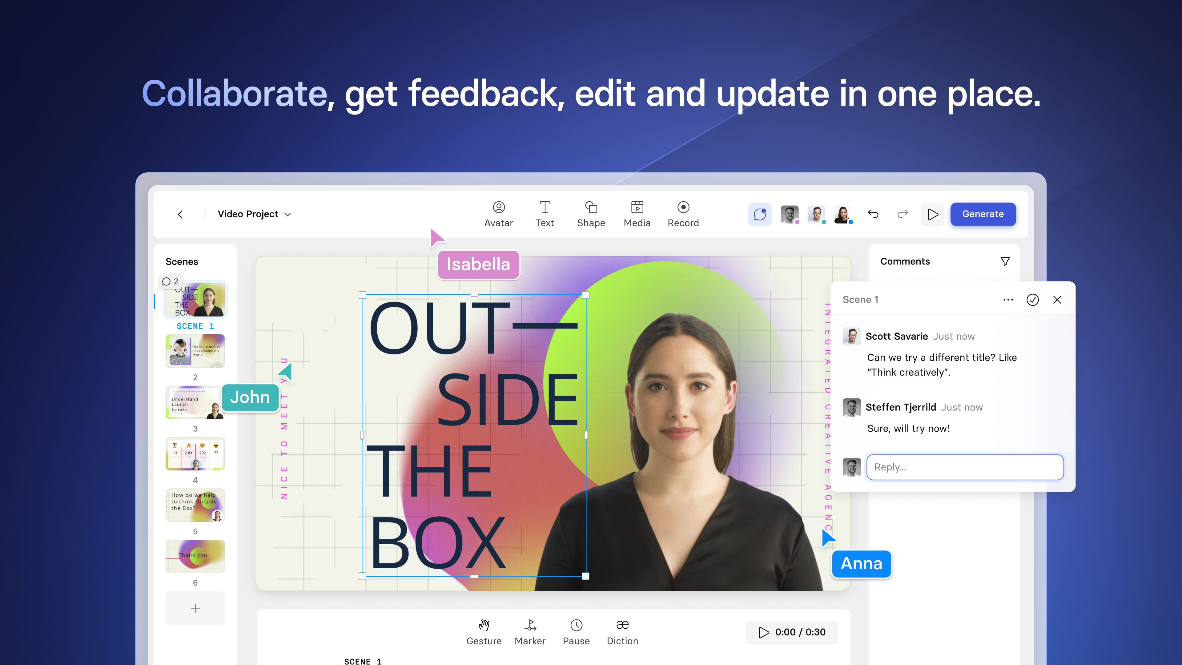 screenshot of Synthesia