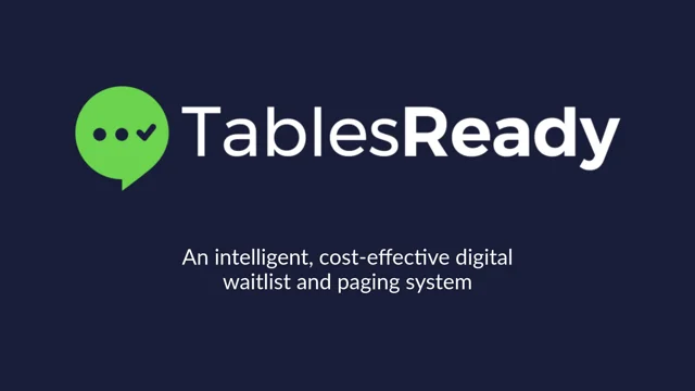 screenshot of TablesReady