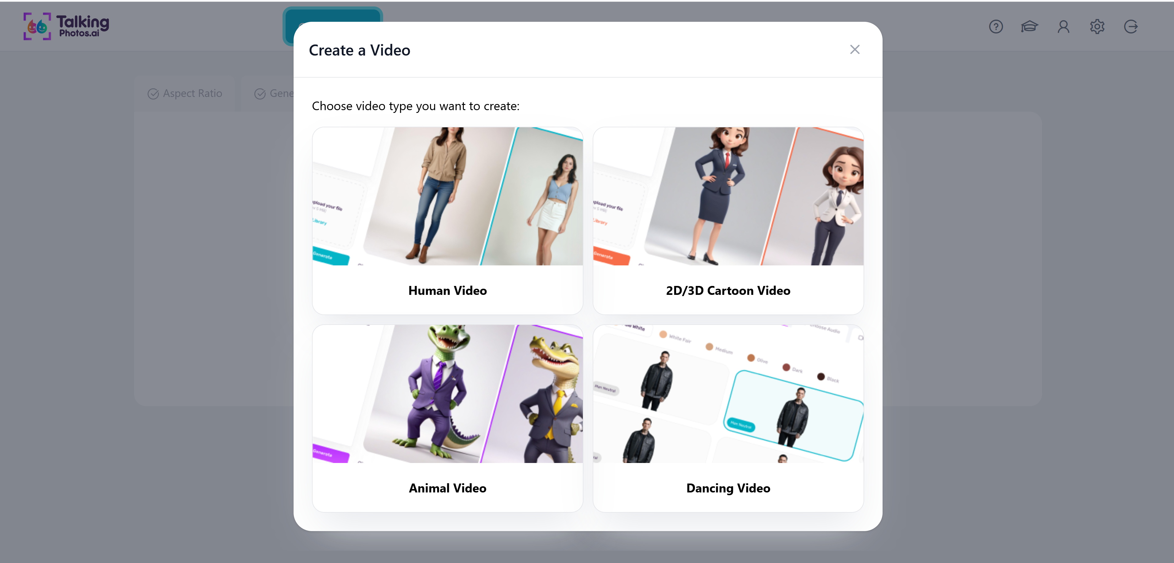 screenshot of TalkingPhotos