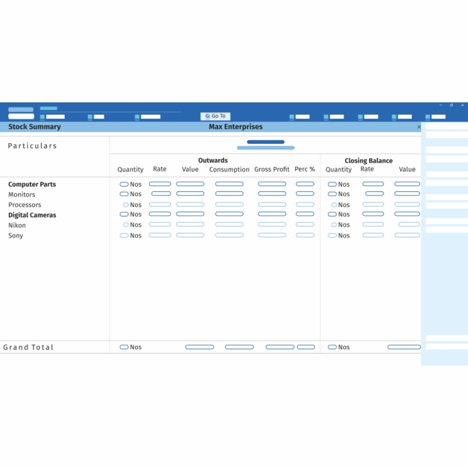 screenshot of TallyPrime