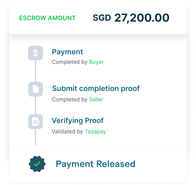 screenshot of Tazapay