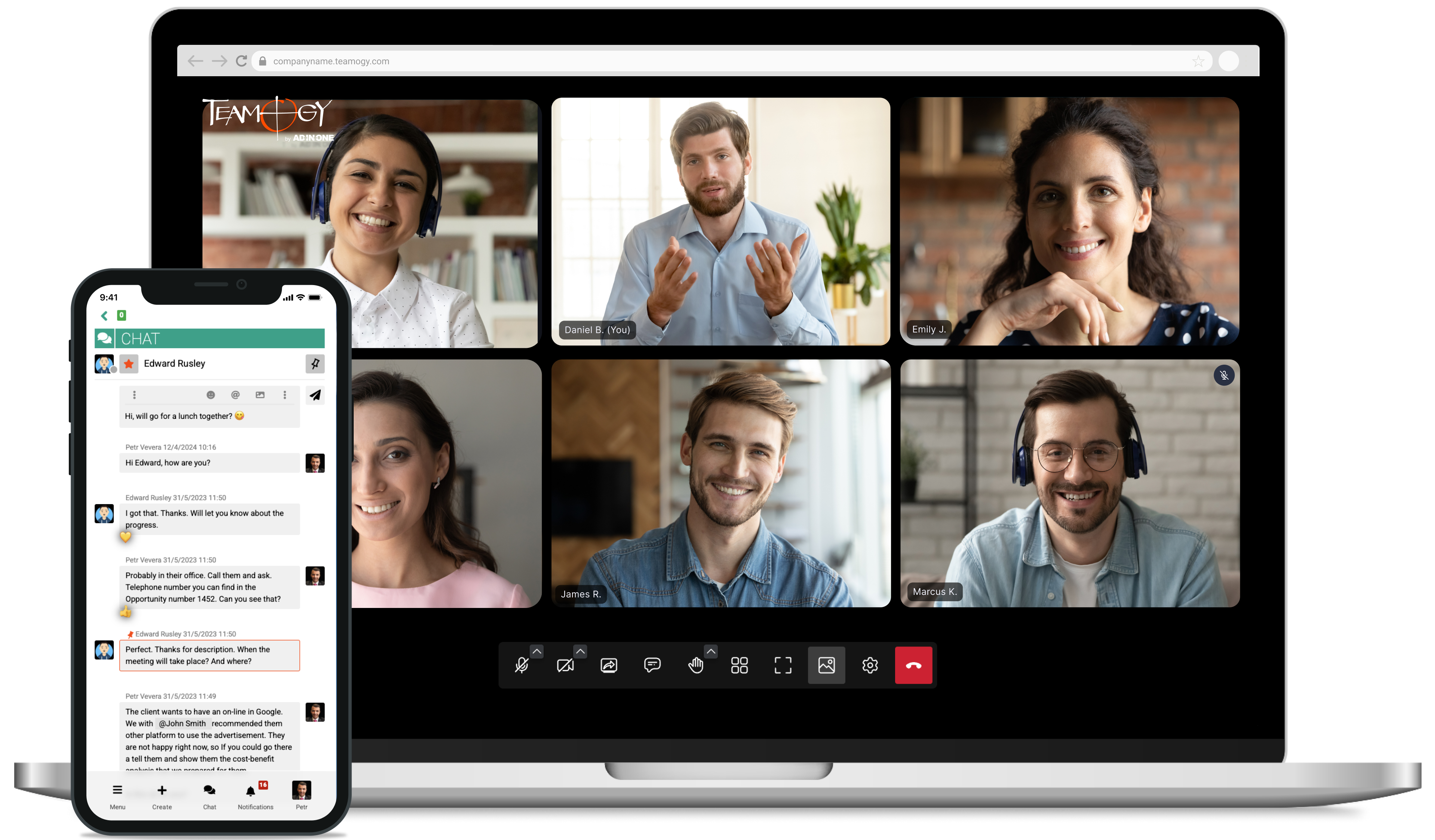 screenshot of Teamogy