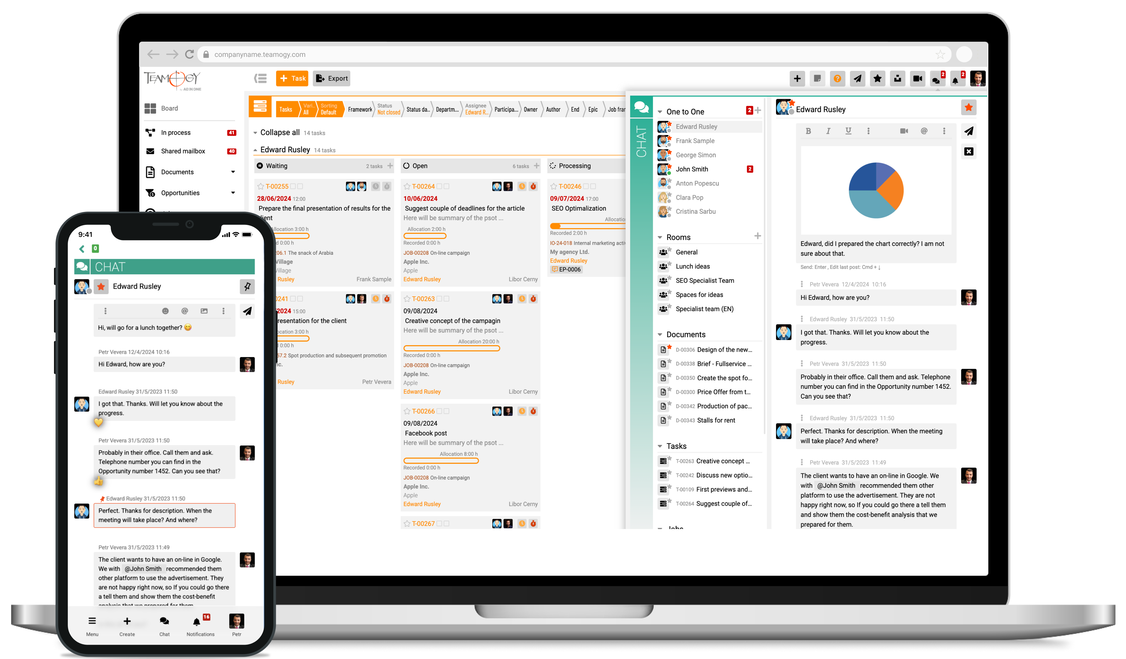 screenshot of Teamogy